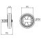 Rubber roller for mobile fence